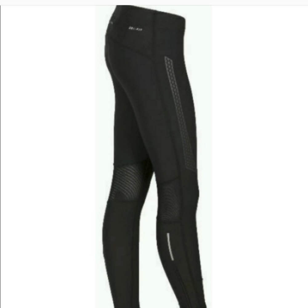 NIKE Women's Tech 2 Black Long Running Leggings L